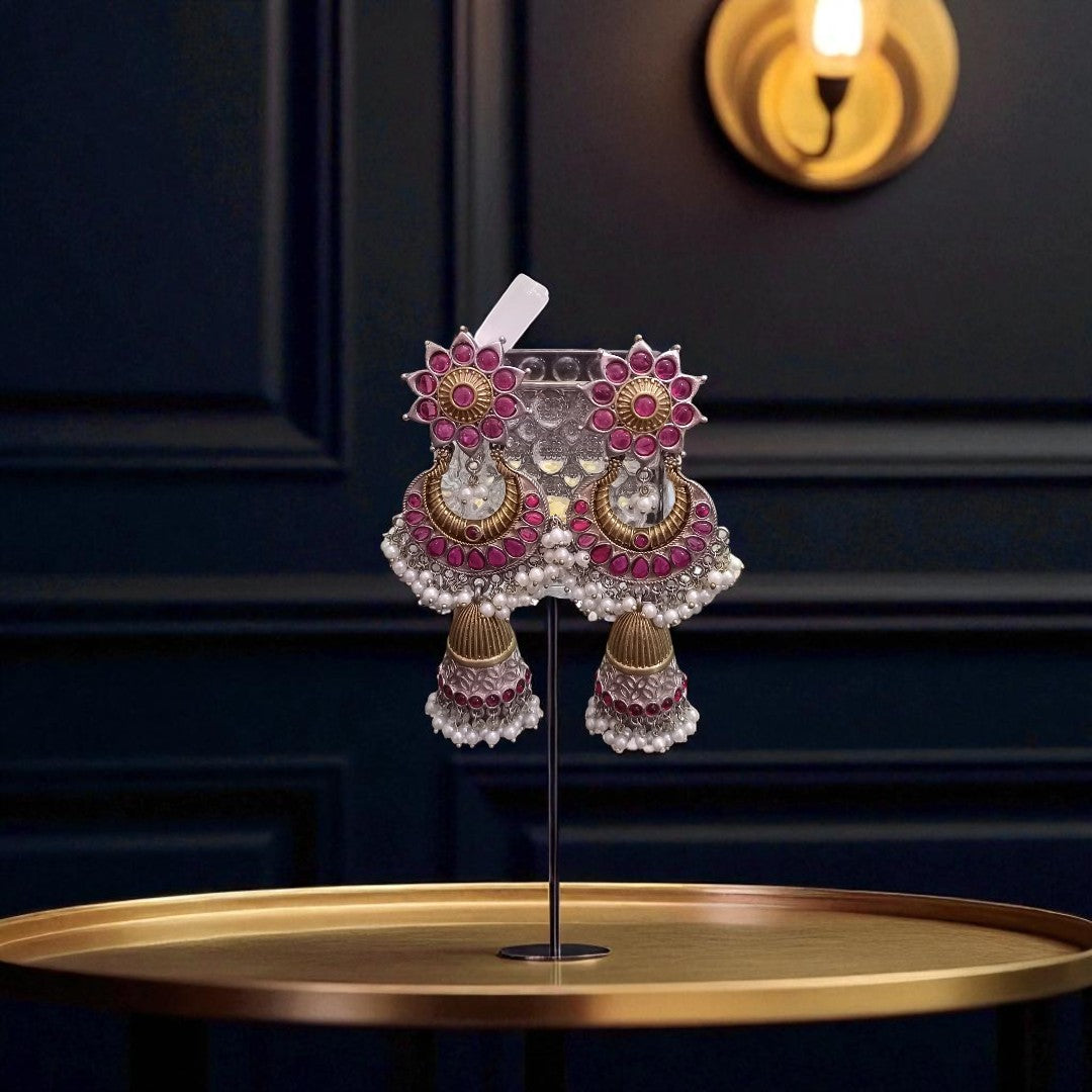 Dangling jhumka drops