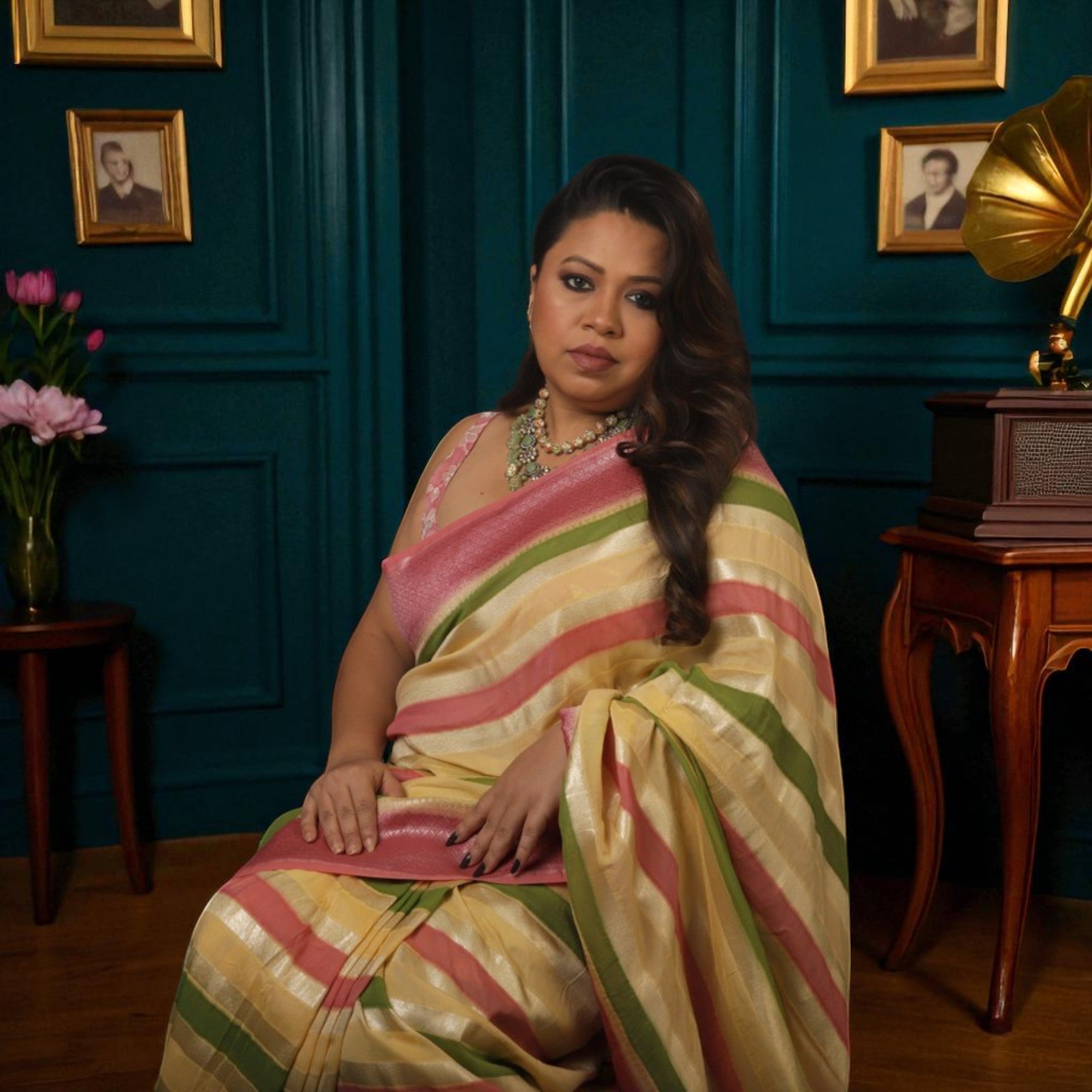 Leheriya Pure Khaddi Banarasi