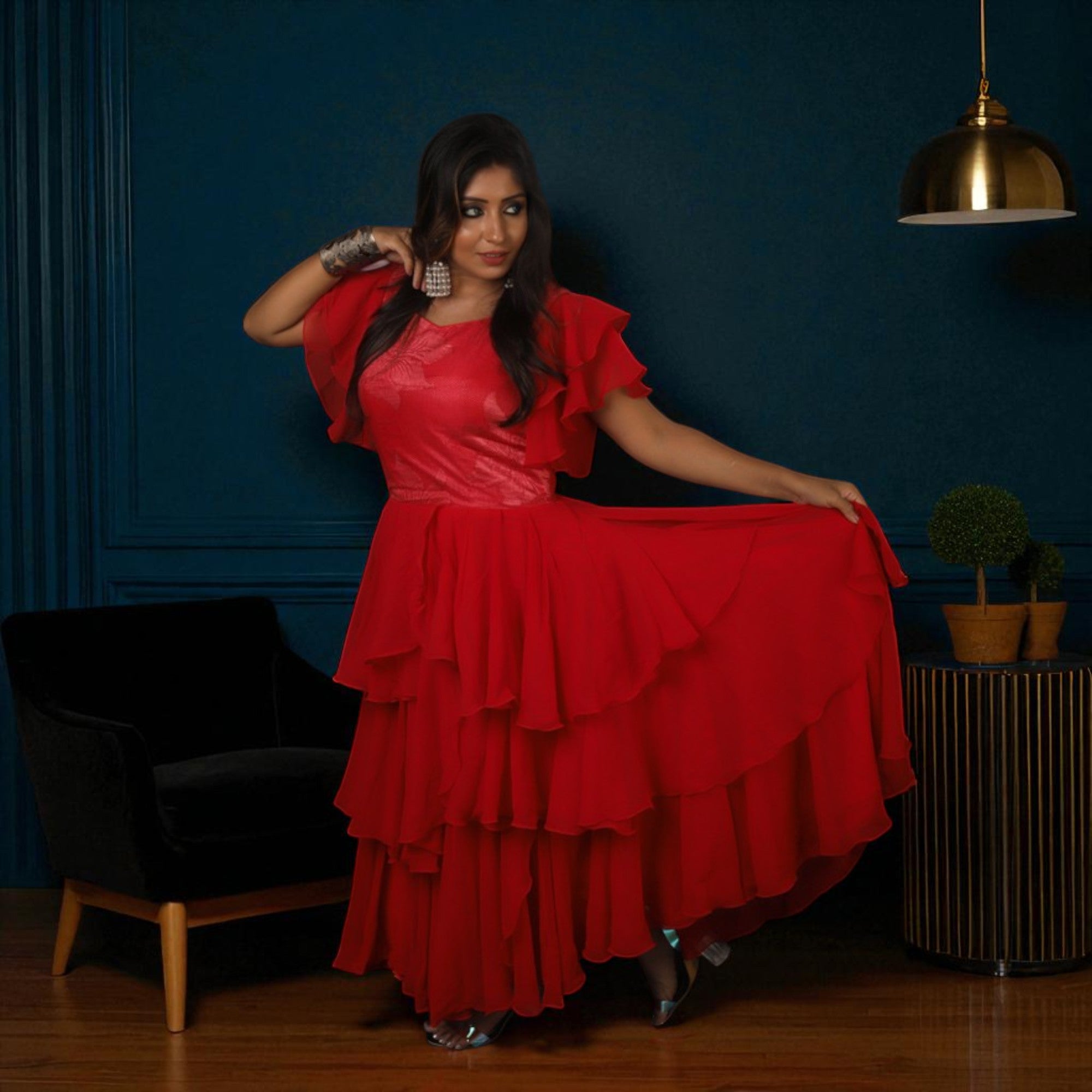 Red Barbie Doll Dress