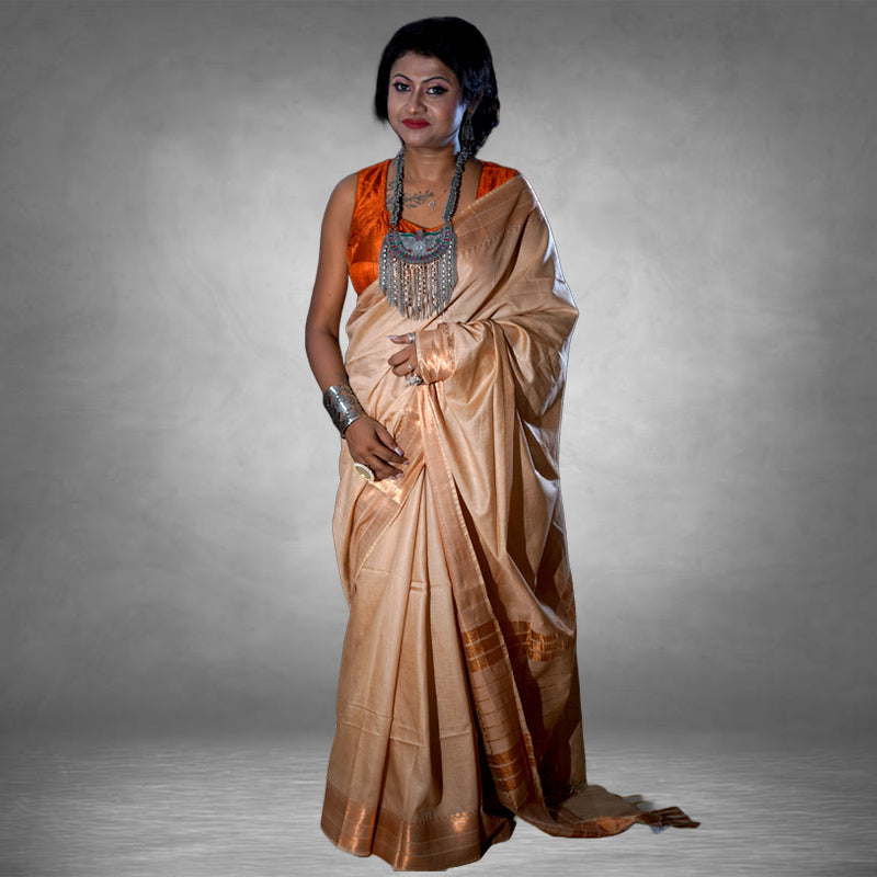 Bhagalpuri Zari Cotton Saree