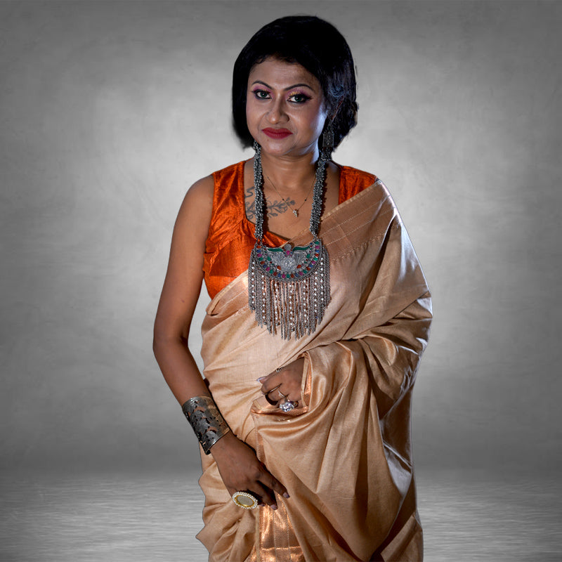 Bhagalpuri Zari Cotton Saree