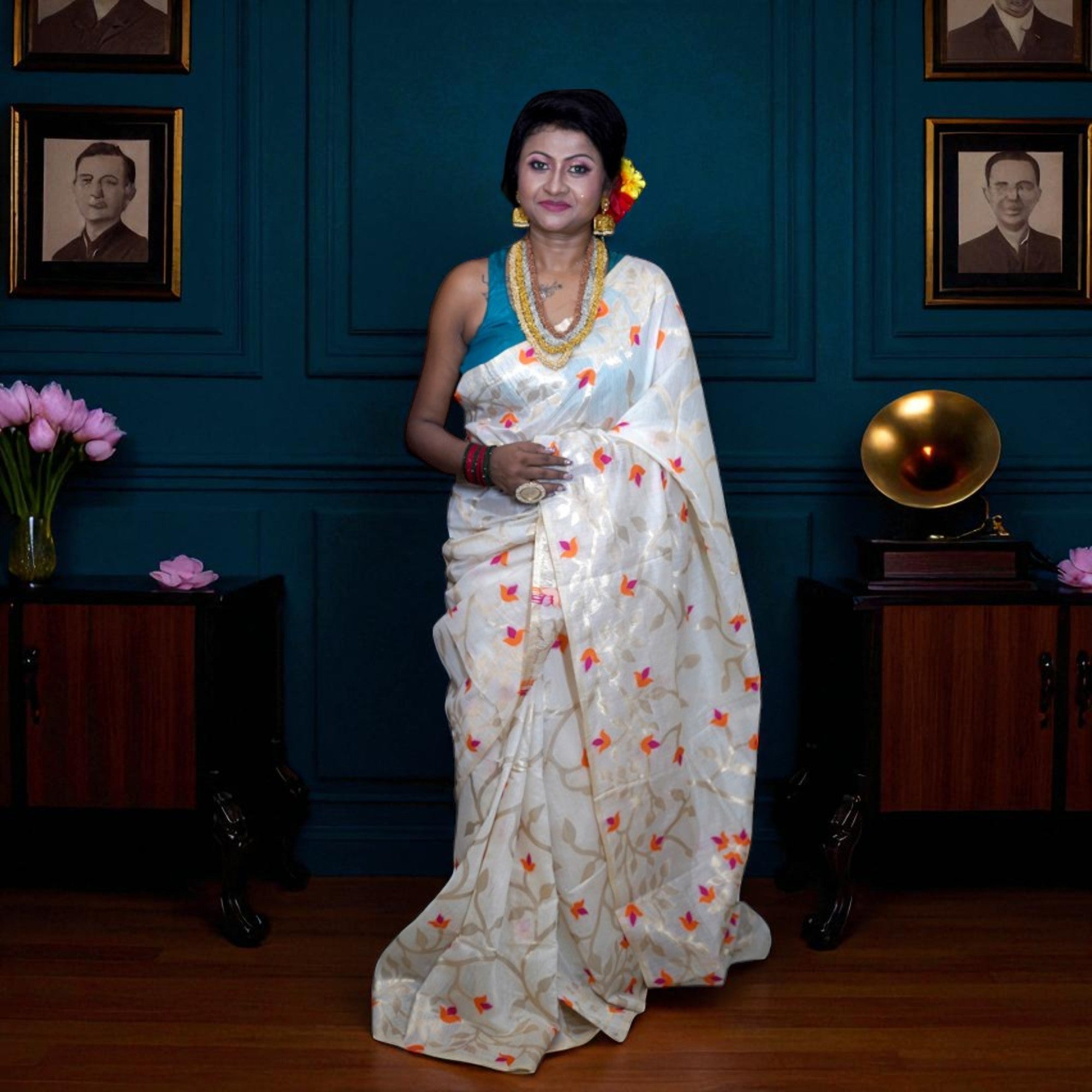 Madhabilata – Cotton Silk Chanderi