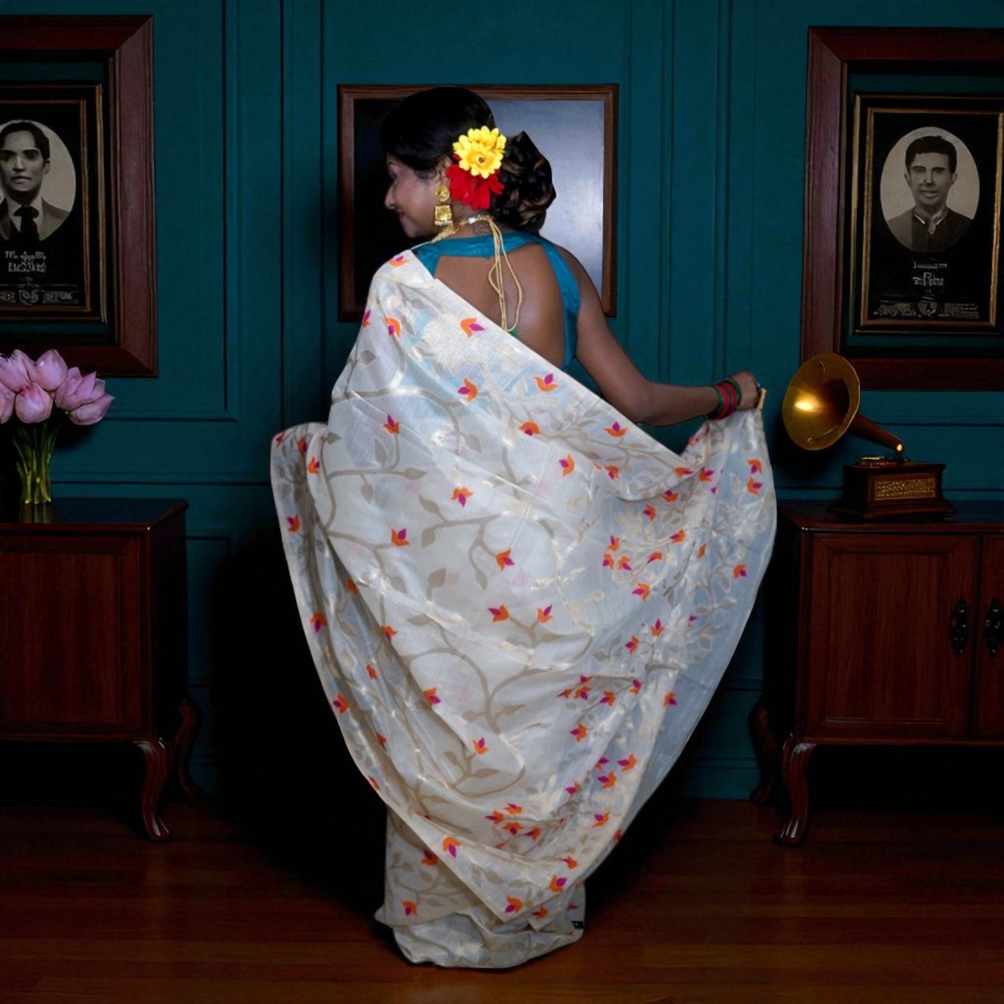 Madhabilata – Cotton Silk Chanderi