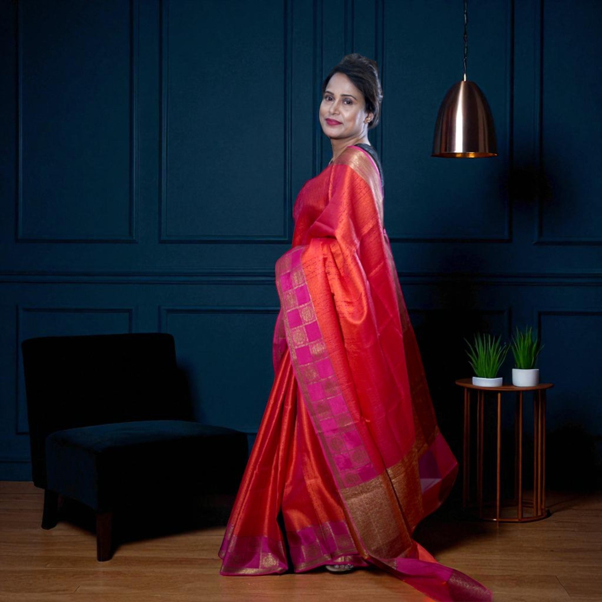 Semi Organza Banarasi