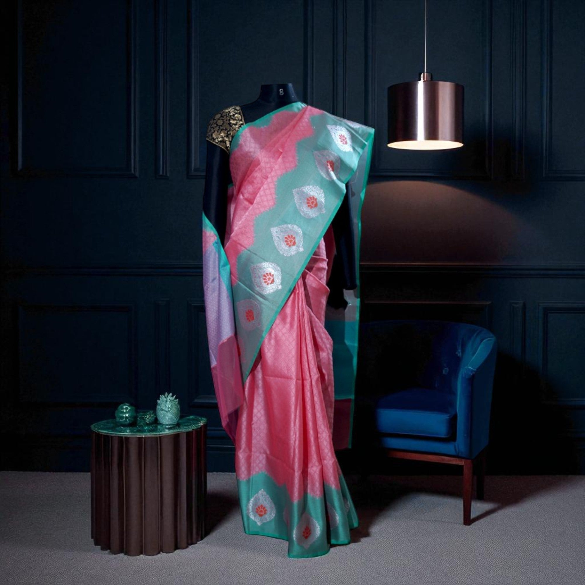 Semi Organza Banarasi