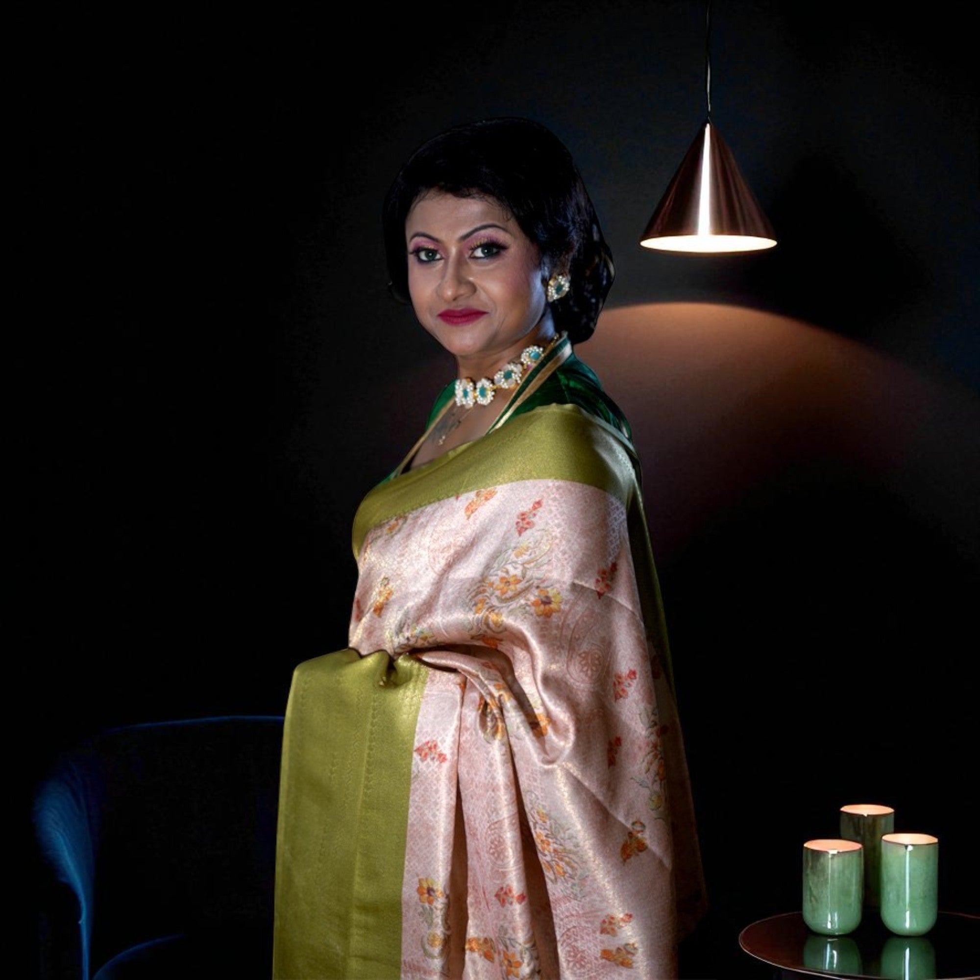 Printed Mulberry Saree