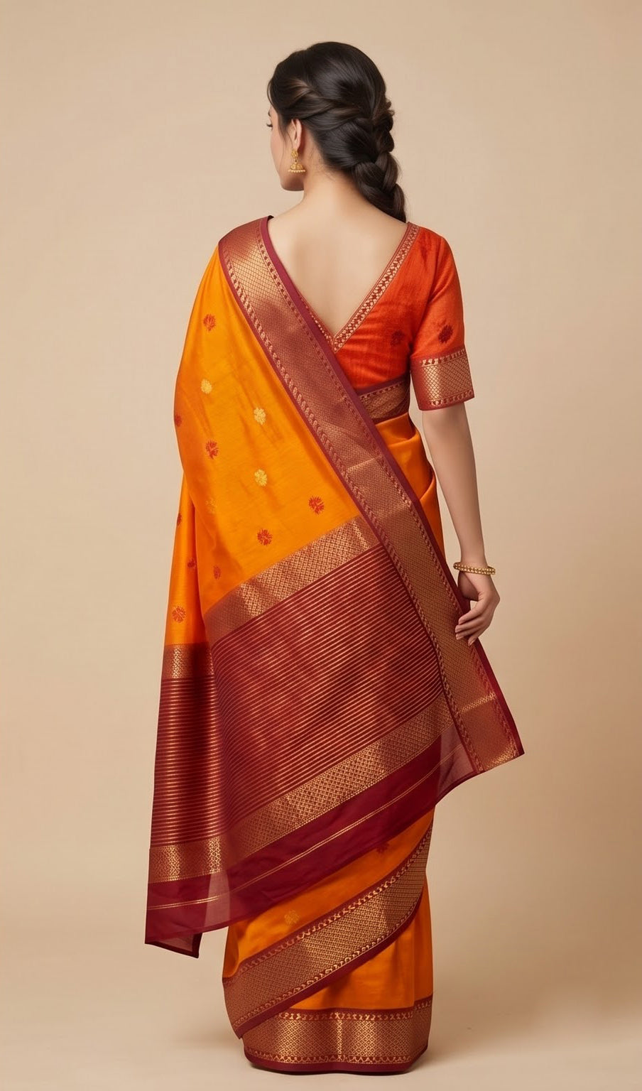 Mahabalipuram Buti Zari Saree