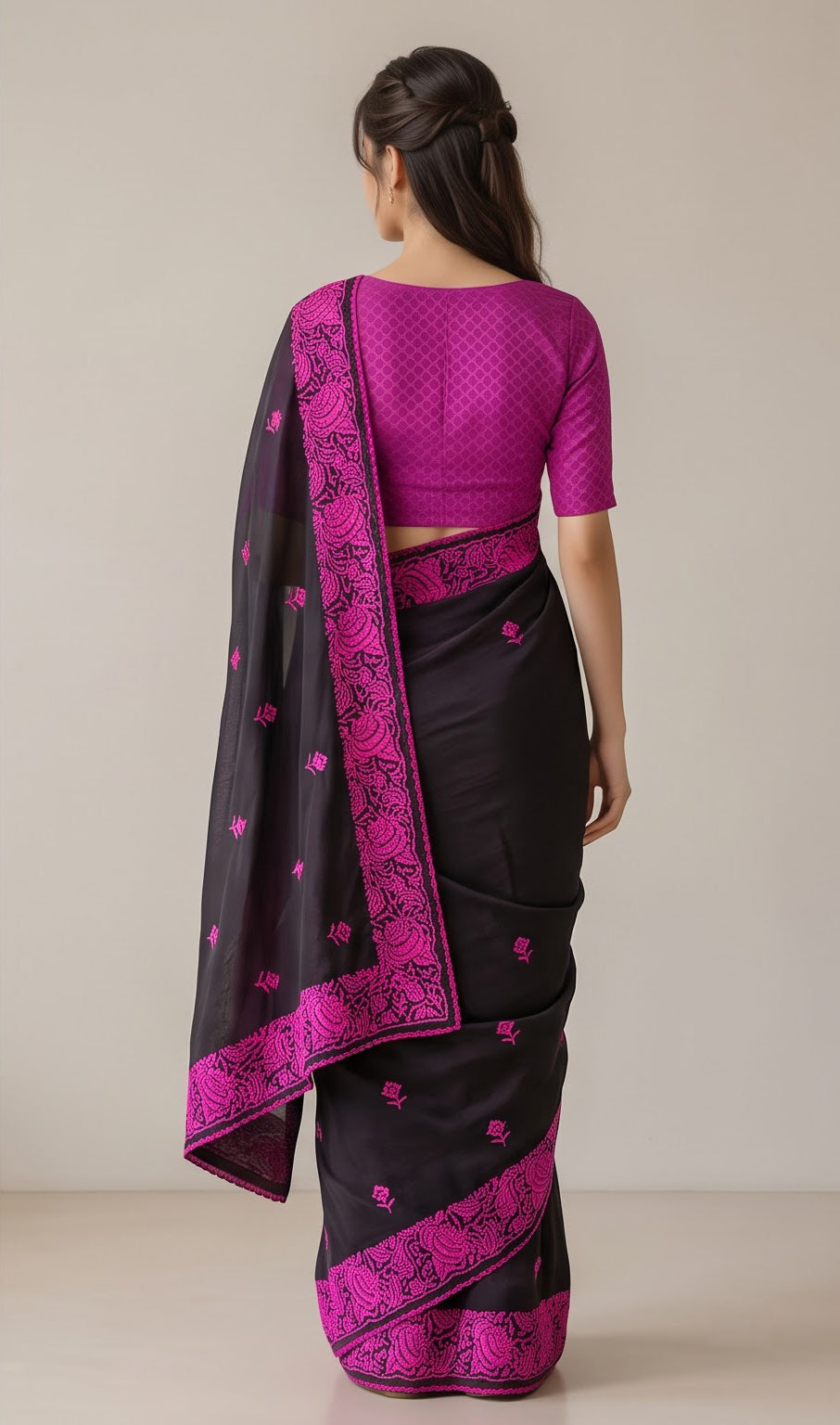 Organza Resham Parshi