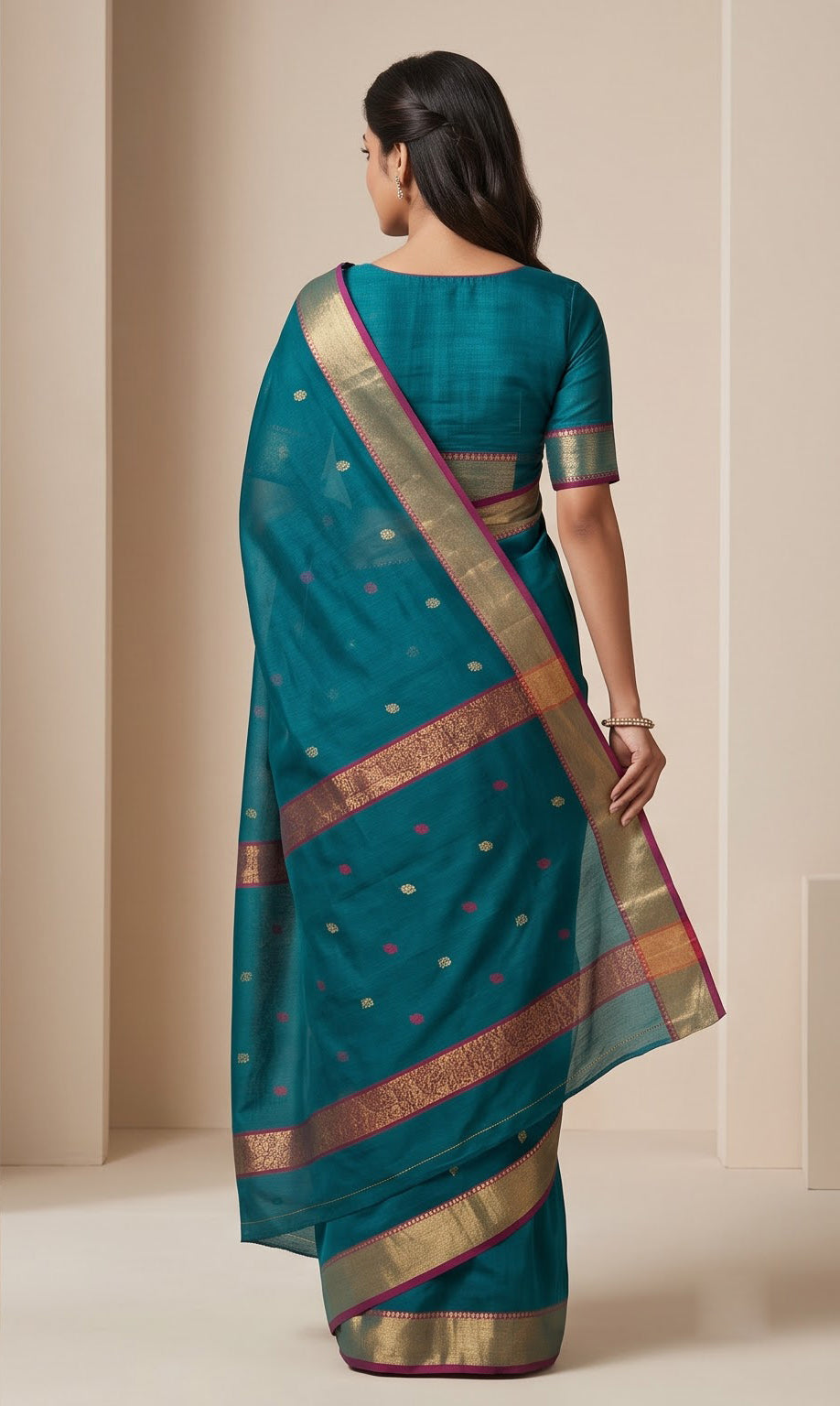 Mahabalipuram Buti Zari Saree