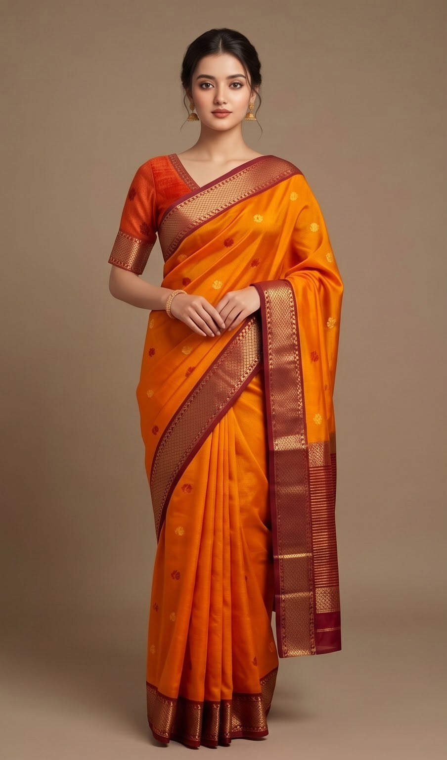 Mahabalipuram Buti Zari Saree