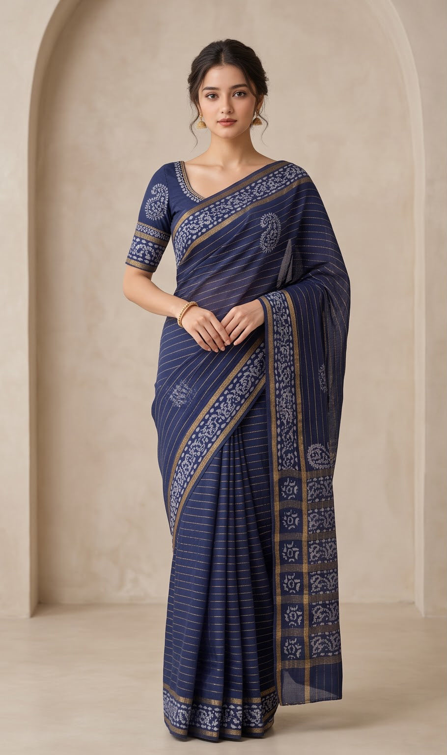 Bhagalpuri Cotton Batik Print