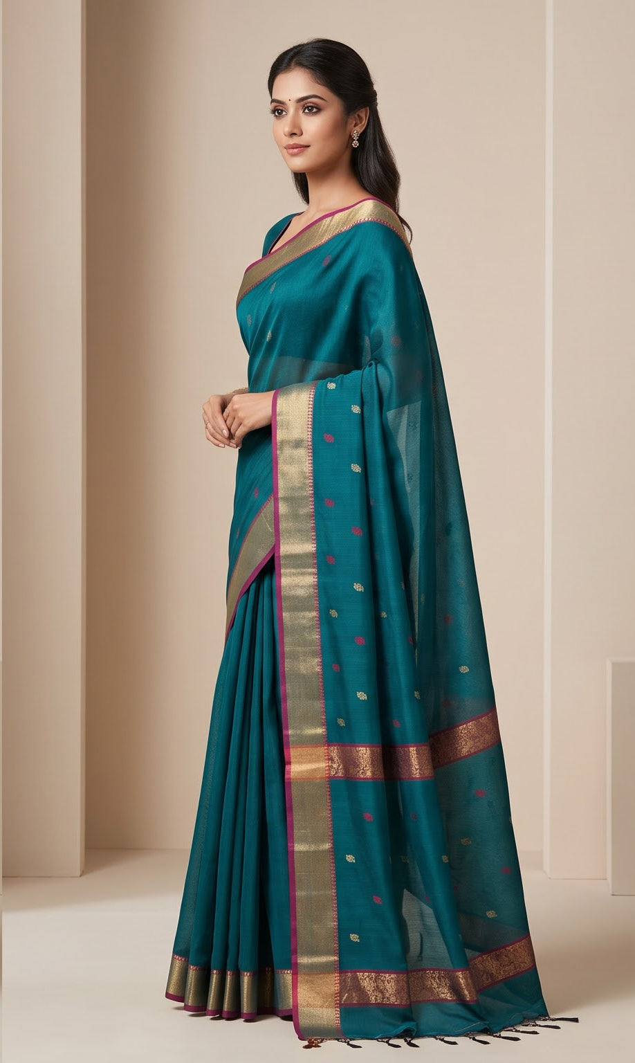 Mahabalipuram Buti Zari Saree