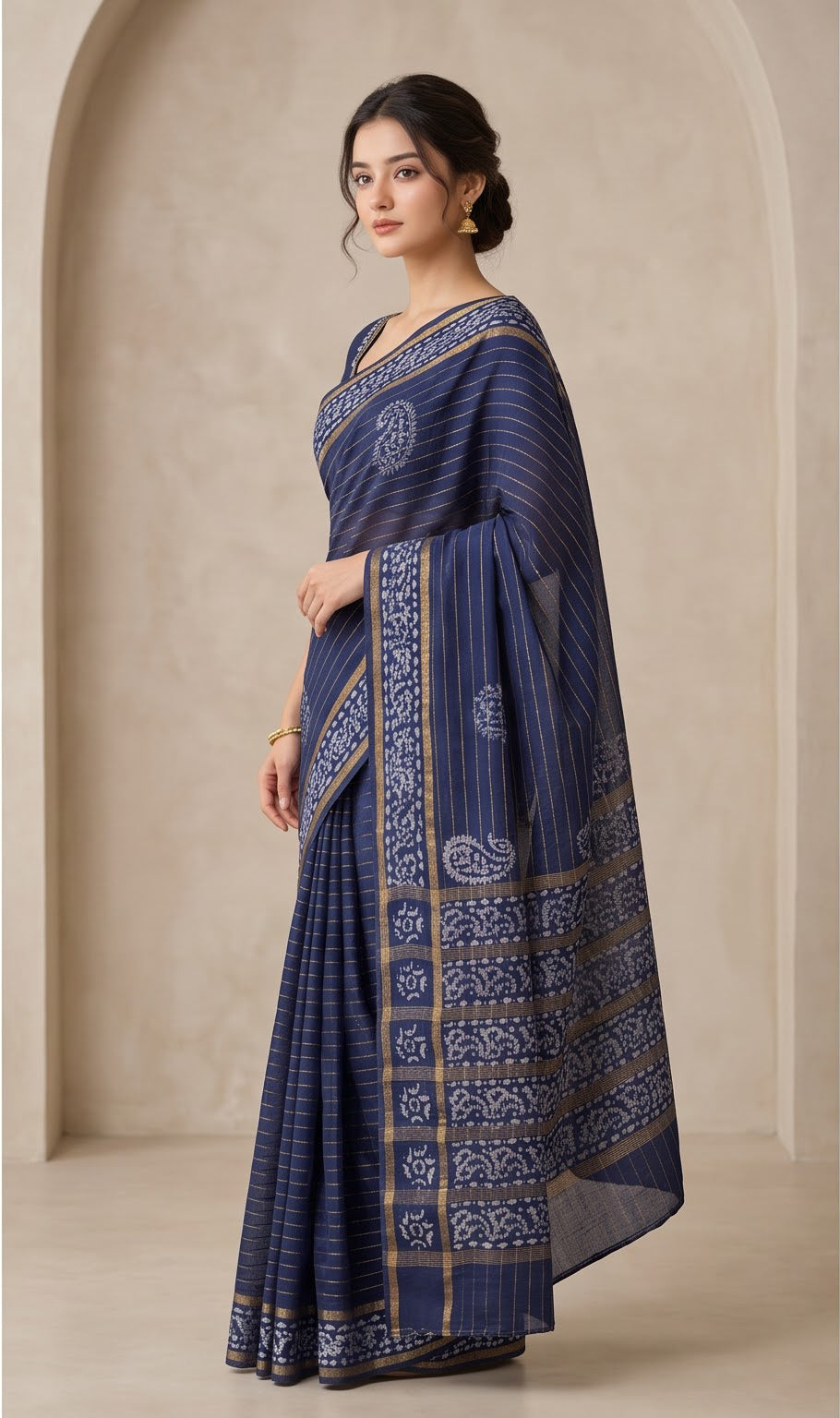 Bhagalpuri Cotton Batik Print
